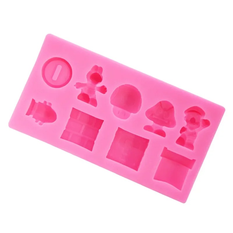 3D スーパーマリオブラザーズケーキ型漫画かわいいアニメシリ - Kitchen Gadgets Deals のレビューと価格