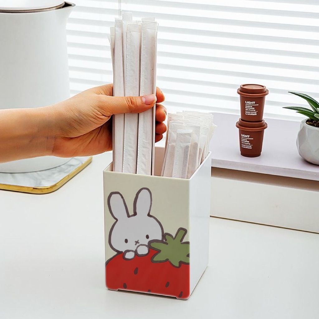 かわいいミッフィー柄のキッチン用品収納容器 多機能箸・フォー - Kitchen Utensil Holder のレビューと価格