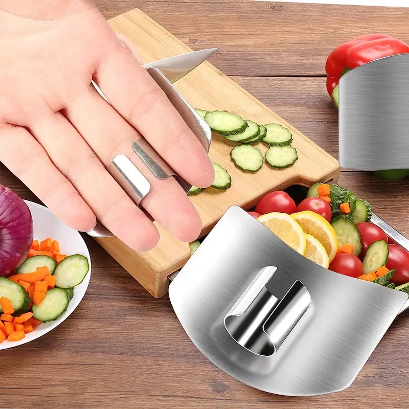 1-6個入り ステンレス製 指保護具 切り傷防止 指ガード  - Kitchen Hand Gadgets のレビューと価格