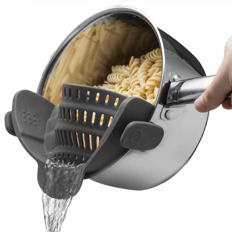 シリコーンキッチンストレーナークリップオン鍋とフライパン排水 - Kitchen Gadgets Pasta のレビューと価格