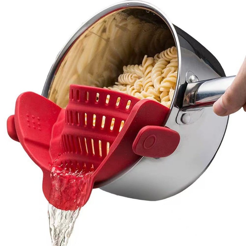 シリコーンキッチンストレーナークリップオン鍋とフライパン排水 - Kitchen Gadgets Pasta のレビューと価格