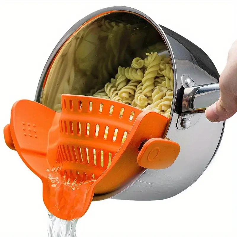 シリコーンキッチンストレーナークリップオン鍋とフライパン排水 - Kitchen Gadgets Pasta のレビューと価格