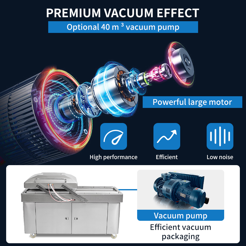 DZ-500業務用真空シーラー、ダブルチャンバー式、商品のパ - Food Vacuum Sealer のレビューと価格