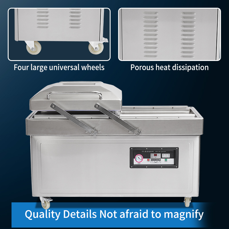 DZ-500業務用真空シーラー、ダブルチャンバー式、商品のパ - Food Vacuum Sealer のレビューと価格