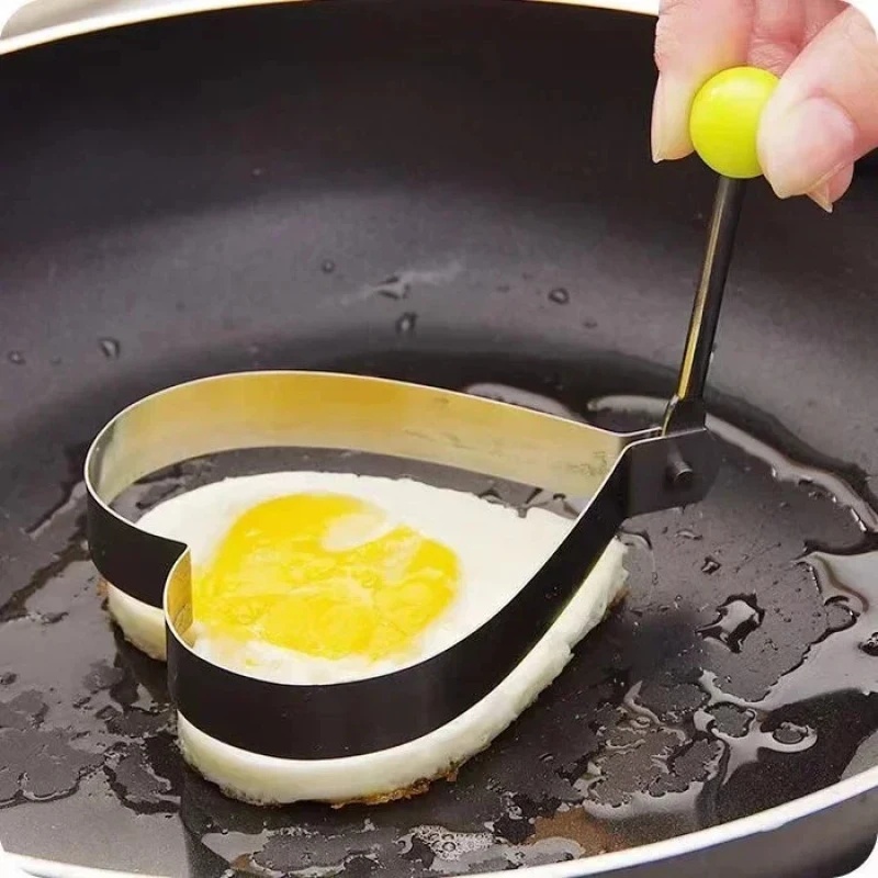 1-3個入りステンレス製ハート型目玉焼き型-理想的なオムレツ - Kitchen Gadgets You Must Have のレビューと価格