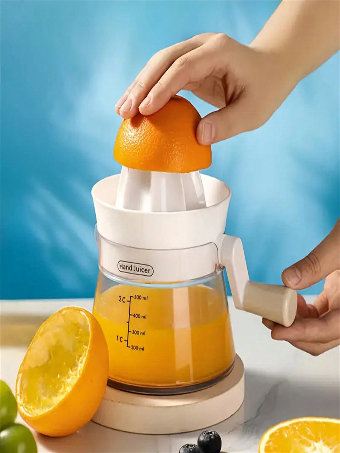 1個の多機能手動ジューサー、内蔵計量カップ付き、レモン、ライ - Kitchen Gadgets Built In のレビューと価格