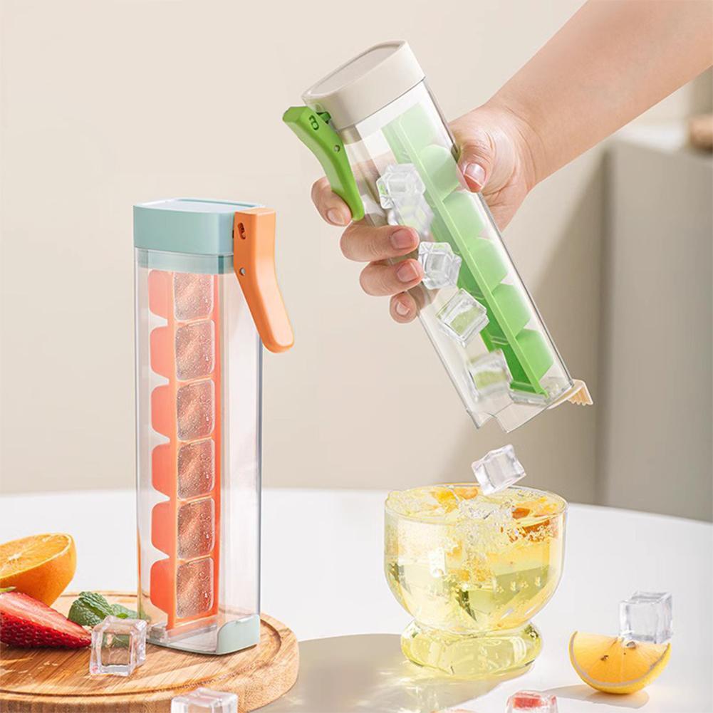 創造的なアイスキューブ型プレス式急速取り出しアイスボックスシ - Kitchen Hand Gadgets のレビューと価格