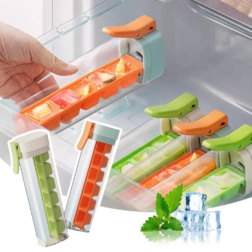創造的なアイスキューブ型プレス式急速取り出しアイスボックスシ - Kitchen Hand Gadgets のレビューと価格