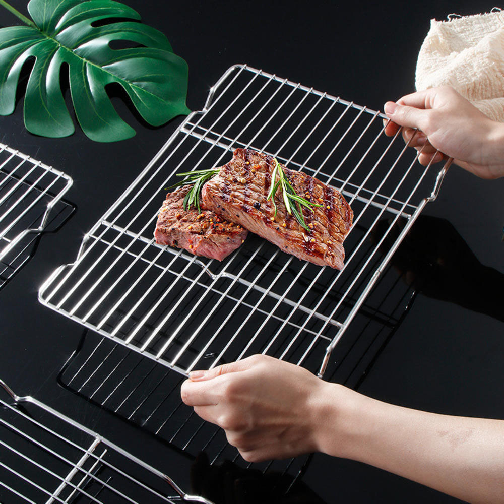 ステンレススチール バーベキューメッシュマット 再利用可能  - Kitchen Gadgets Deals のレビューと価格