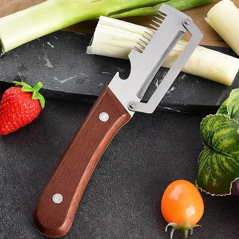 2-in-1 波刃付き野菜ピーラー プレミアムキッチンピーリ - Kitchen Gadgets Built In のレビューと価格