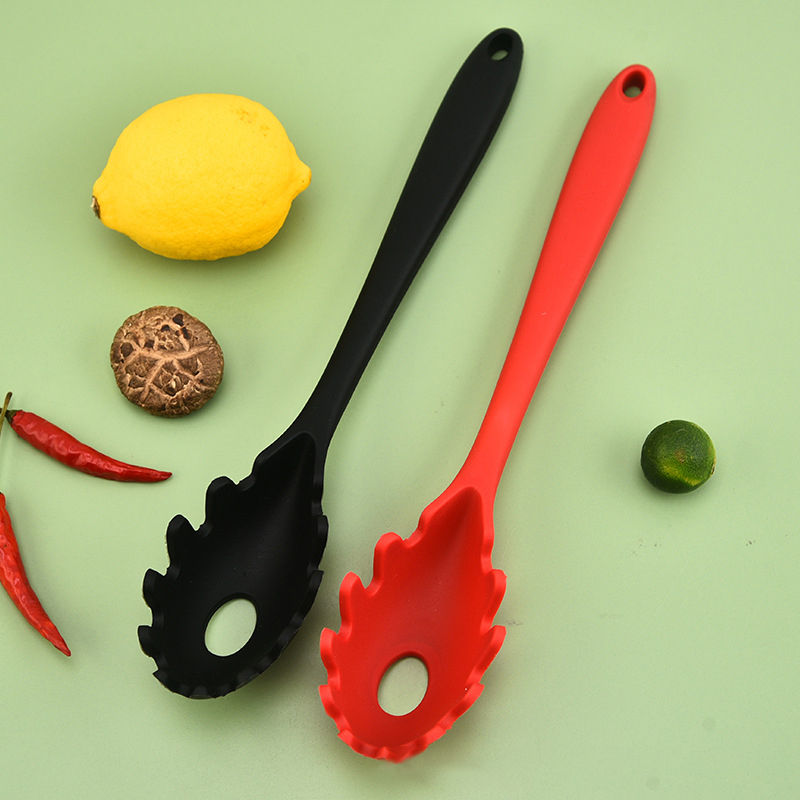 28cmロングハンドルスパゲッティスプーンシリコン麺盛り付け - Kitchen Gadgets Pasta のレビューと価格